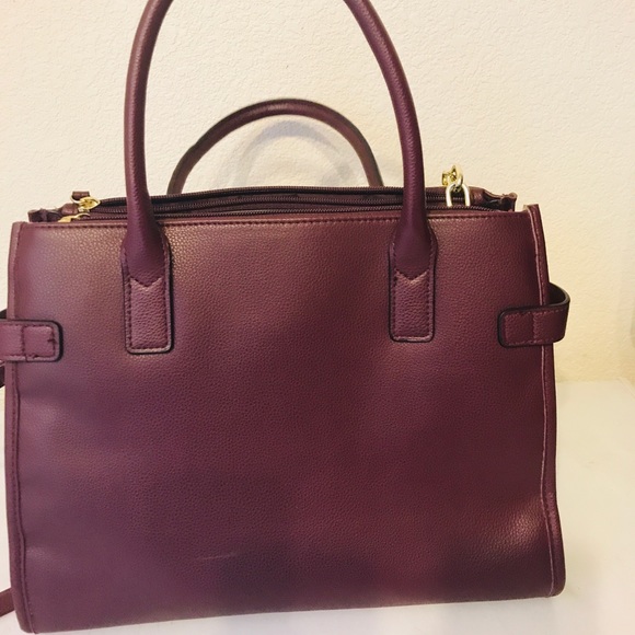 Burgundy/ purple Cross Bag - Picture 4 of 6
